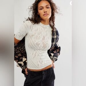 Free People Give a Little Seamless Layering Top - Ivory